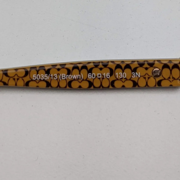 🕶️Frame only! Coach HC8018 Natasha Sunglasses 60/16 130 /YHG153🕶️​ - Picture 4 of 6